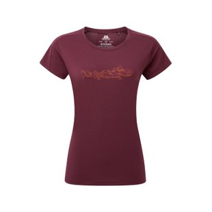 Футболка жіноча Mountain Equipment Headpoint Skyline Wmns Tee, Raisin, Для жінок, 8, Футболки, Китай, Великобританія