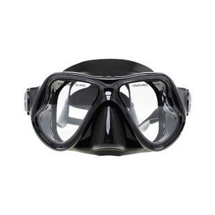 Маска Marlin Voyage, black, Для дайвінгу, Двоскляна