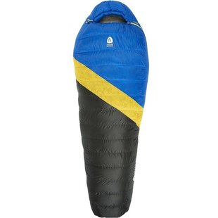 Спальный мешок Sierra Designs Nitro 800F 35 Long, Blue/Yellow/Black, Long, Спальник, Кокон, Для мужчин, Пуховый, Трехсезонные, Left, 668, Киев, Харьков, Одесса, Днепр, Запорожье, Львов, Кривой Рог, Винница, Полтава, Чернигов, Черкассы, Сумы, Хмельницкий, Черновцы, Ровно