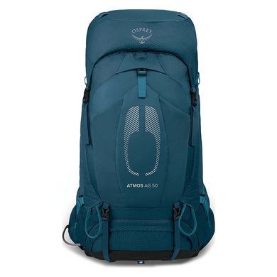 Рюкзак Osprey Atmos 50 AG, Venturi Blue, Для чоловіків, Похідні рюкзаки, З клапаном, S/M, 50, 2100, Київ, Харків, Одеса, Днiпро, Запоріжжя, Львів, Кривий Ріг, Вінниця, Полтава, Чернігів, Черкаси, Суми, Хмельницький, Чернівці, Рівне