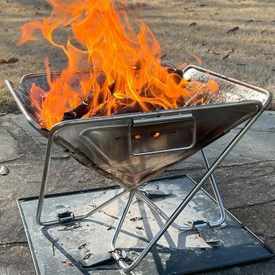 Портативний камін TOAKS Portable Fireplace, steel, Шампура та решітки, Нержавіюча сталь, Київ, Харків, Одеса, Днiпро, Запоріжжя, Львів, Кривий Ріг, Вінниця, Полтава, Чернігів, Черкаси, Суми, Хмельницький, Чернівці, Рівне