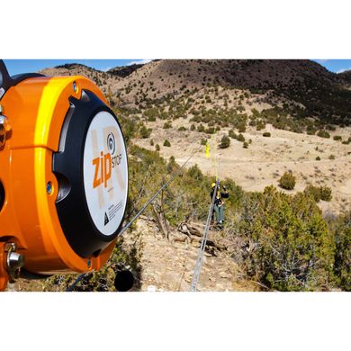 Автоматичний гальмівний пристрій Head Rush zipSTOP Zip Line Brake 1/2 Inch Trolley with Catch, black/orange