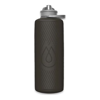 Мягкая бутылка HydraPak Flux 1L Ultra-Light Reusable Bottle, Mammoth Grey, Мягкие бутылки, Пищевой силикон, 1.0, США, Киев, Харьков, Одесса, Днепр, Запорожье, Львов, Кривой Рог, Винница, Полтава, Чернигов, Черкассы, Сумы, Хмельницкий, Черновцы, Ровно