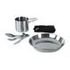 Набір посуду GSI Outdoors Glacier Stainless 1 Person Set, Stainless, Набори посуду, Нержавіюча сталь, США, Київ, Харків, Одеса, Днiпро, Запоріжжя, Львів, Кривий Ріг, Вінниця, Полтава, Чернігів, Черкаси, Суми, Хмельницький, Чернівці, Рівне