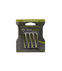 Акумуляторні батареї Goal Zero Rechargeable AAA & Adapter, silver, Накопичувачі, Китай, США
