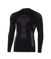 Термокофта BodyDry Shirt Long Sleeve Turtle Neck, black/red, L, Для мужчин, Кофты, Синтетическое, Для активного отдыха
