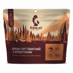 Сухой продукт-сублимат ЇDLO Крем-суп томатный с креветками 65 г, brown, Первые блюда, 65, Украина, Украина