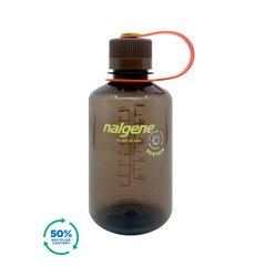 Бутылка для воды Nalgene Narrow Mouth Sustain Water Bottle 0.47L, Woodsman, Фляги, Пищевой пластик, США, США