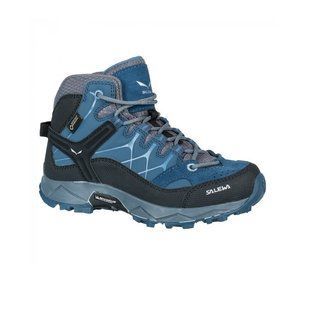 Ботинки Salewa JR ALP TRAINER MID GTX, синий, Для детей и подростков, С мембраной, Без рантов, 33, Киев, Харьков, Одесса, Днепр, Запорожье, Львов, Кривой Рог, Винница, Полтава, Чернигов, Черкассы, Сумы, Хмельницкий, Черновцы, Ровно