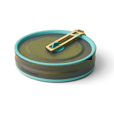 Кастрюля складная Sea to Summit Frontier Ultralight Collapsible Pot 2.2L, Teal, Кастрюли, Анодированный алюминий, 2-Jan