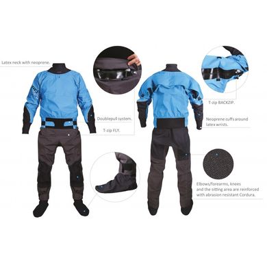 Гідрокостюм HIKO ODIN 4O2 Dry Suit, blue, Для чоловіків, Сухий, XXL
