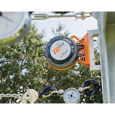 Автоматичний гальмівний пристрій Head Rush zipSTOP Zip Line Brake 1/2 Inch Trolley Pivot Mount, black/orange