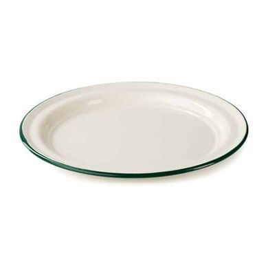 Тарілка емальована GSI Outdoors 10" Plate-Deluxe, white, Миски, Емальована сталь, США, Київ, Харків, Одеса, Днiпро, Запоріжжя, Львів, Кривий Ріг, Вінниця, Полтава, Чернігів, Черкаси, Суми, Хмельницький, Чернівці, Рівне