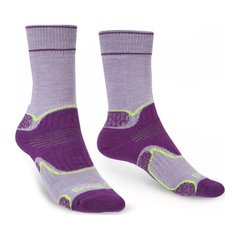 Шкарпетки Bridgedale Women's MidWeight Hike Merino Performance, Lilac/Purple, L, Для жінок, Трекінгові, Комбіновані, Великобританія, Великобританія
