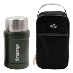 Термос для їжі в чохлі Tramp UTRC-132 800ml, olive, Термоси, Нержавіюча сталь, 0.8, Київ, Харків, Одеса, Днiпро, Запоріжжя, Львів, Кривий Ріг, Вінниця, Полтава, Чернігів, Черкаси, Суми, Хмельницький, Чернівці, Рівне