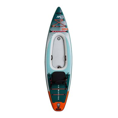 Надувний SUP-Kayak Aqua Marina Cascade 11′2′′ All-Around w/2-in-1 Paddle BT-24CAP, Teal/White, SUP, Універсальні, Київ, Харків, Одеса, Днiпро, Запоріжжя, Львів, Кривий Ріг, Вінниця, Полтава, Чернігів, Черкаси, Суми, Хмельницький, Чернівці, Рівне, Китай, Китай