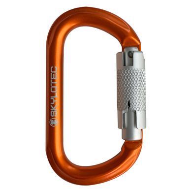 Карабін Skylotec Ovaloy TW, orange/silver