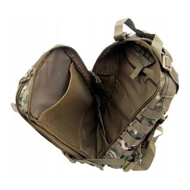 Рюкзак Camo Assault 25L, black, Универсальные, Тактические рюкзаки, Без клапана, One size, 25, 1250, Польша