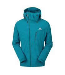 Куртка Mountain Equipment Squall Hooded Jacket (2019), Tasman Blue, Софтшеловые, Для мужчин, S, Без мембраны, Китай, Великобритания