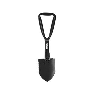 Лопата SOG Entrenching Tool (Hardcased Black), черная, Лопаты