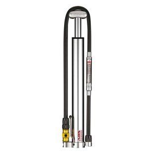 Мікро підлоговий велонасос Lezyne Micro Floor Drive HVG Y13, Сріблястий, Мікро підлоговий