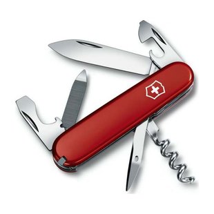 Ніж складаний Victorinox Sportsman 0.3802, red, Швейцарський ніж