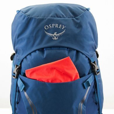 Рюкзак Osprey Kestrel 58, Loch Blue, Для чоловіків, Похідні рюкзаки, З клапаном, S/M, 56, 1700, Київ, Харків, Одеса, Днiпро, Запоріжжя, Львів, Кривий Ріг, Вінниця, Полтава, Чернігів, Черкаси, Суми, Хмельницький, Чернівці, Рівне