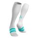 Гольфы Compressport Full Socks Race Oxygen, white, Универсальные, Гольфы, Т2 (34-38 см)