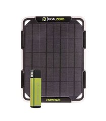 Зарядное устройство и накопитель Goal Zero Nomad 5 Solar Kit, black/green, Солнечные панели с накопителем, Китай, США