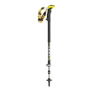 Трекінгові палиці Leki Sherpa XL AS SpeedLock 110-145cm, black/silver/yellow, Для дорослих, Трисекційні, Алюмінієвий сплав, Для трекінгу