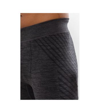Термоштани Craft FuseKnit Comfort Pants Man, Black melange, M, Для чоловіків, Штани, Синтетична, Для активного відпочинку