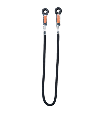 Анкерна мотузка Climbing Technology Dynamix 150 cm, black/orange