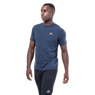 Футболка Mountain Equipment Groundup Men's Tee Cosmos Stripe, Cosmos stripe, Для мужчин, S, Футболки, Великобритания
