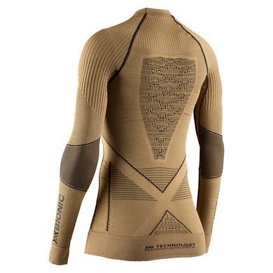 Термокофта X-Bionic Radiactor 4.0 Women's Base Layer Long Sleeve Shirt, Gold/Black, L, Для женщин, Кофты, Синтетическое, Для активного отдыха