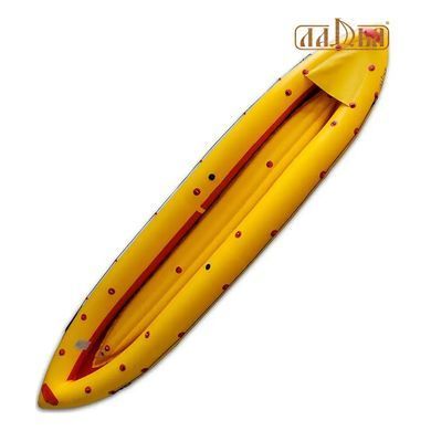Байдарка надувна Ладья Караван LB-480К Basic, Yellow-Red