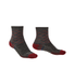 Шкарпетки Bridgedale Hike LightWeight Ankle Pattern (M. P.), BROWN/DK RED, L, Для чоловіків, Трекінгові, Комбіновані, Великобританія, Великобританія
