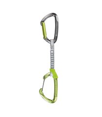 Відтяжка з карабінами Climbing Technology Lime-M Set DY 12cm, grey/green