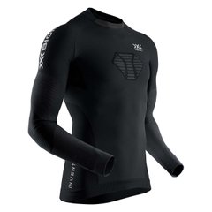 Термокофта X-Bionic INVENT 4.0 Men's Running Long Sleeve Shirt, black/charcoal, L, Для чоловіків, Кофти, Синтетична, Для активного відпочинку, Італія, Швейцарія