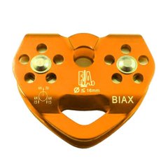 Ролик-тандем First Ascent BIAX, orange, Блок, Тандем, Дюралюміній