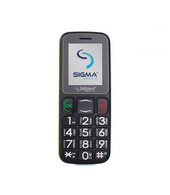 Телефон Sigma mobile Comfort 50 Mini3, black/green