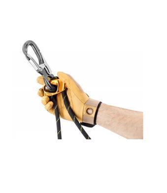 Карабін Petzl Eashook Open, yellow/grey