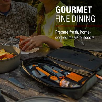 Комплект GSI Outdoors Destination Kitchen Set 24, multi, Столовые приборы, Пищевой пластик, США, Киев, Харьков, Одесса, Днепр, Запорожье, Львов, Кривой Рог, Винница, Полтава, Чернигов, Черкассы, Сумы, Хмельницкий, Черновцы, Ровно