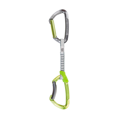 Оттяжка с карабинами Climbing Technology Lime Set DY 12 cm, gray/green