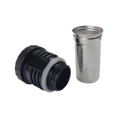 Корок-контейнер зі зйомним ситечком Terra Incognita Stopper Strainer, black, Аксесуари, Нержавіюча сталь, Україна, Київ, Харків, Одеса, Днiпро, Запоріжжя, Львів, Кривий Ріг, Вінниця, Полтава, Чернігів, Черкаси, Суми, Хмельницький, Чернівці, Рівне