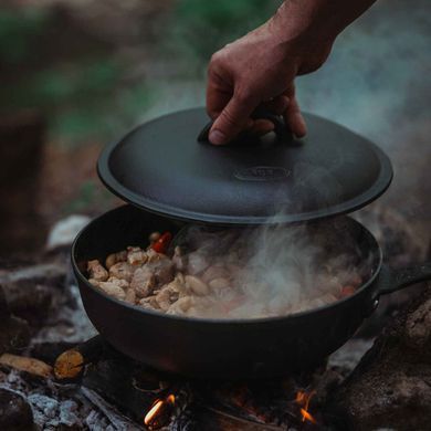 Сковорідка GSI Outdoors Guidecase 12" Deep Frypan, black, Сковорідки, Сталь, США, Київ, Харків, Одеса, Днiпро, Запоріжжя, Львів, Кривий Ріг, Вінниця, Полтава, Чернігів, Черкаси, Суми, Хмельницький, Чернівці, Рівне