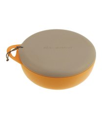 Миска Sea To Summit Delta Bowl With Lid, orange/grey, Миски, Харчовий пластик