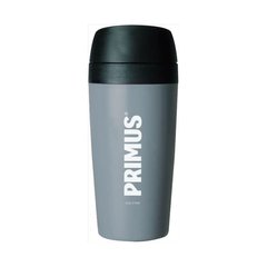 Термочашка пластикова Primus Commuter mug 0.4, Concrete Gray, Термочашки, Харчовий пластик, 0.4