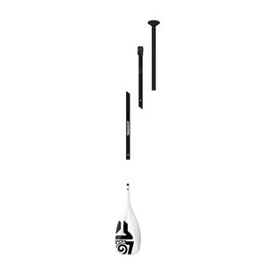 Весло для SUP дошки Starboard Lima Tufskin Adult 29mm 4 Pcs ADJ Carbon S35 2023, black/white, Для SUP дошок, 159-214, 4, Карбон, ABS, Для дорослих, Київ, Харків, Одеса, Днiпро, Запоріжжя, Львів, Кривий Ріг, Вінниця, Полтава, Чернігів, Черкаси, Суми, Хмельницький, Чернівці, Рівне