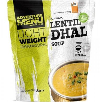 Гострий суп з сочевицею Adventure Menu Lentil Dhal (soup) 77g, Multi color, Перші страви