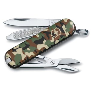 Ніж складаний Victorinox Classic SD 0.6223.94, camouflage, Швейцарський ніж